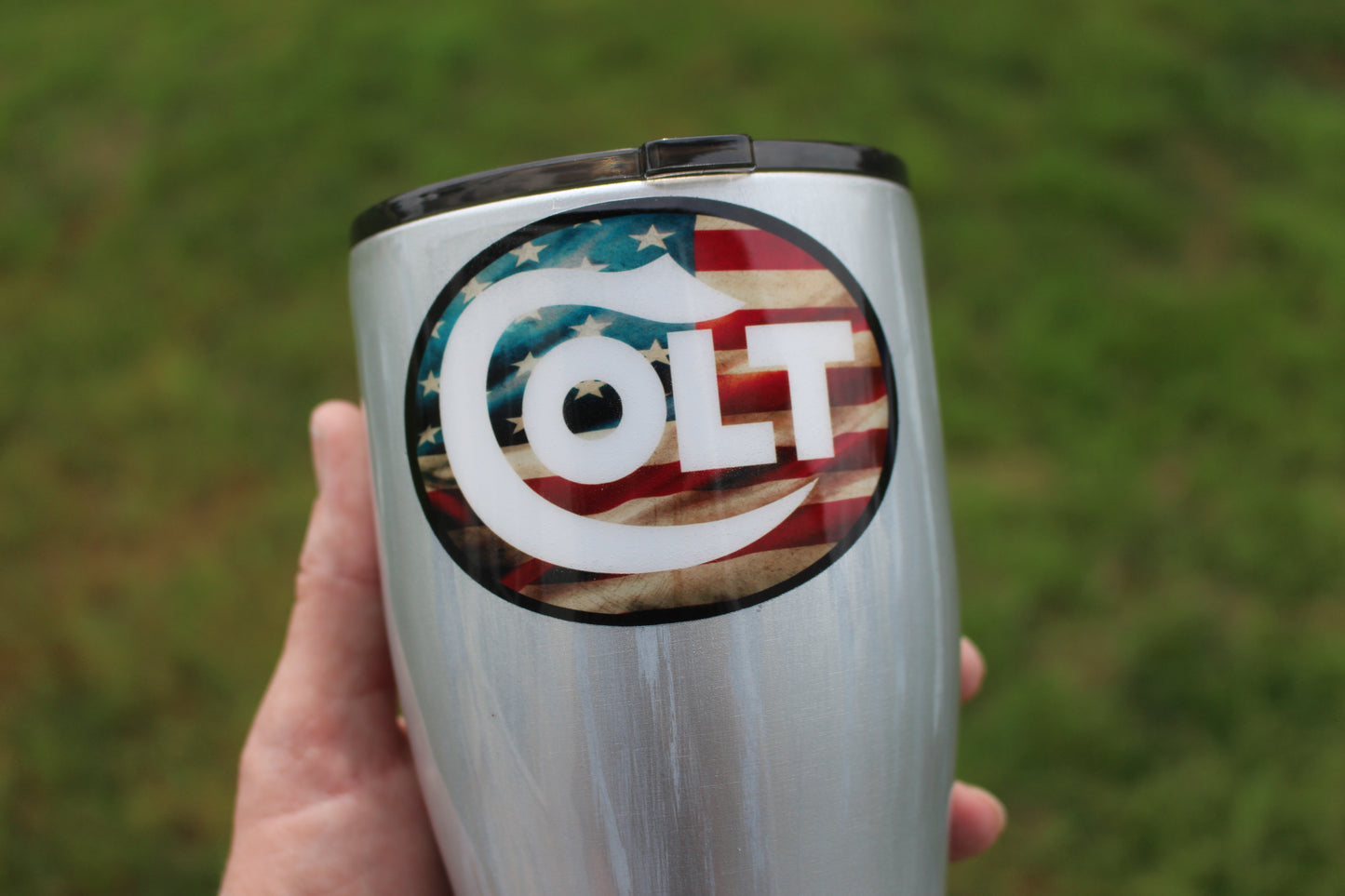 Colt Stainless Steel Custom Tumbler – Overstock Clearance Collection - Only 2 20oz Tumblers Available!