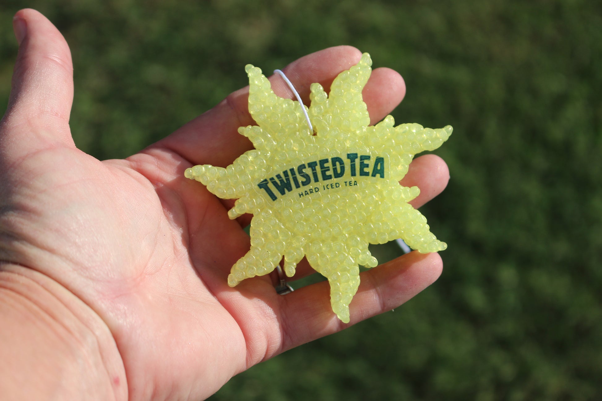 Twisted Tea car freshie, car freshener