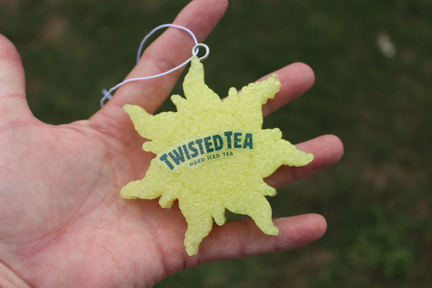 Twisted Tea car freshie, car freshener