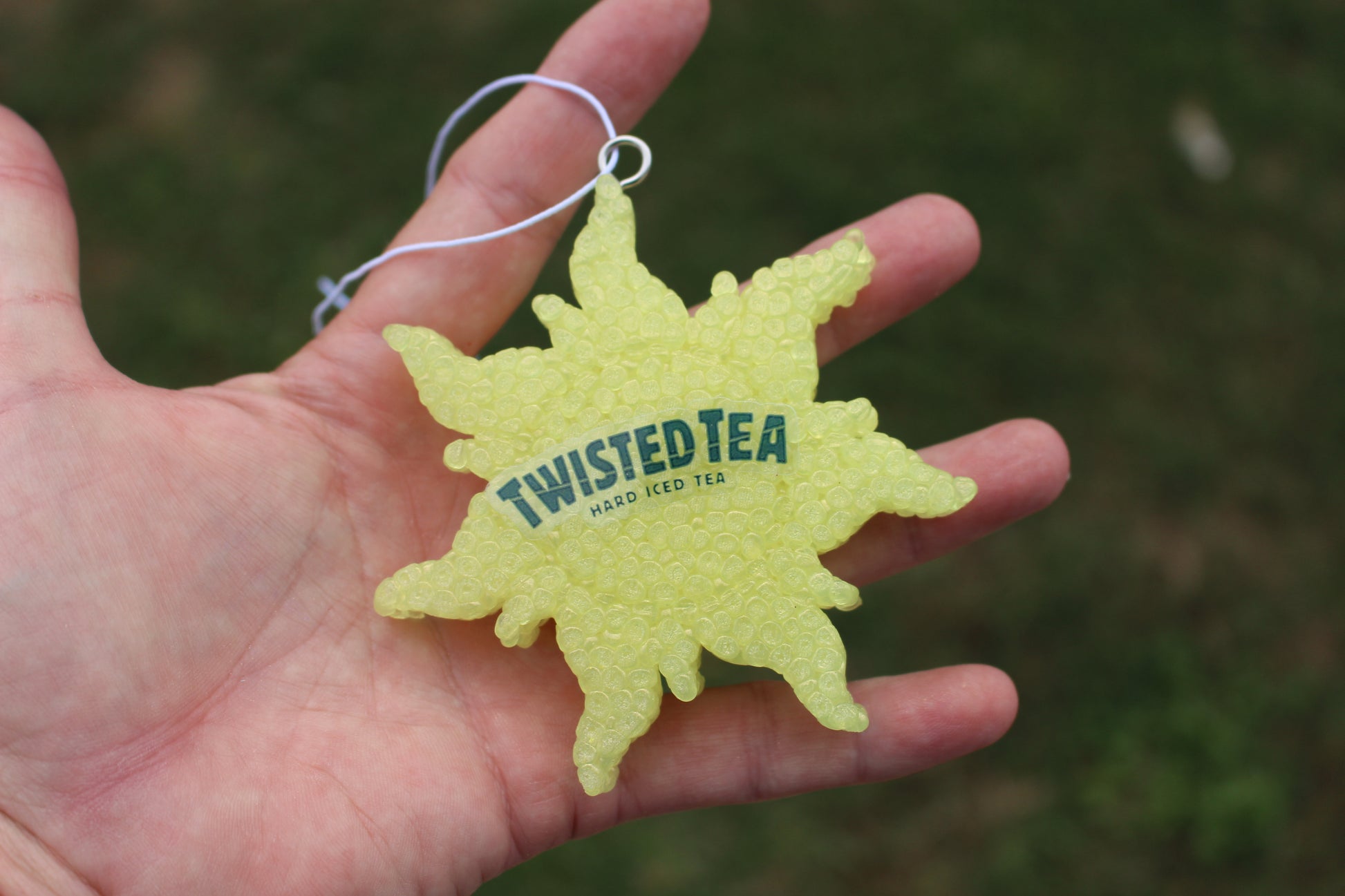 Twisted Tea car freshie, car freshener