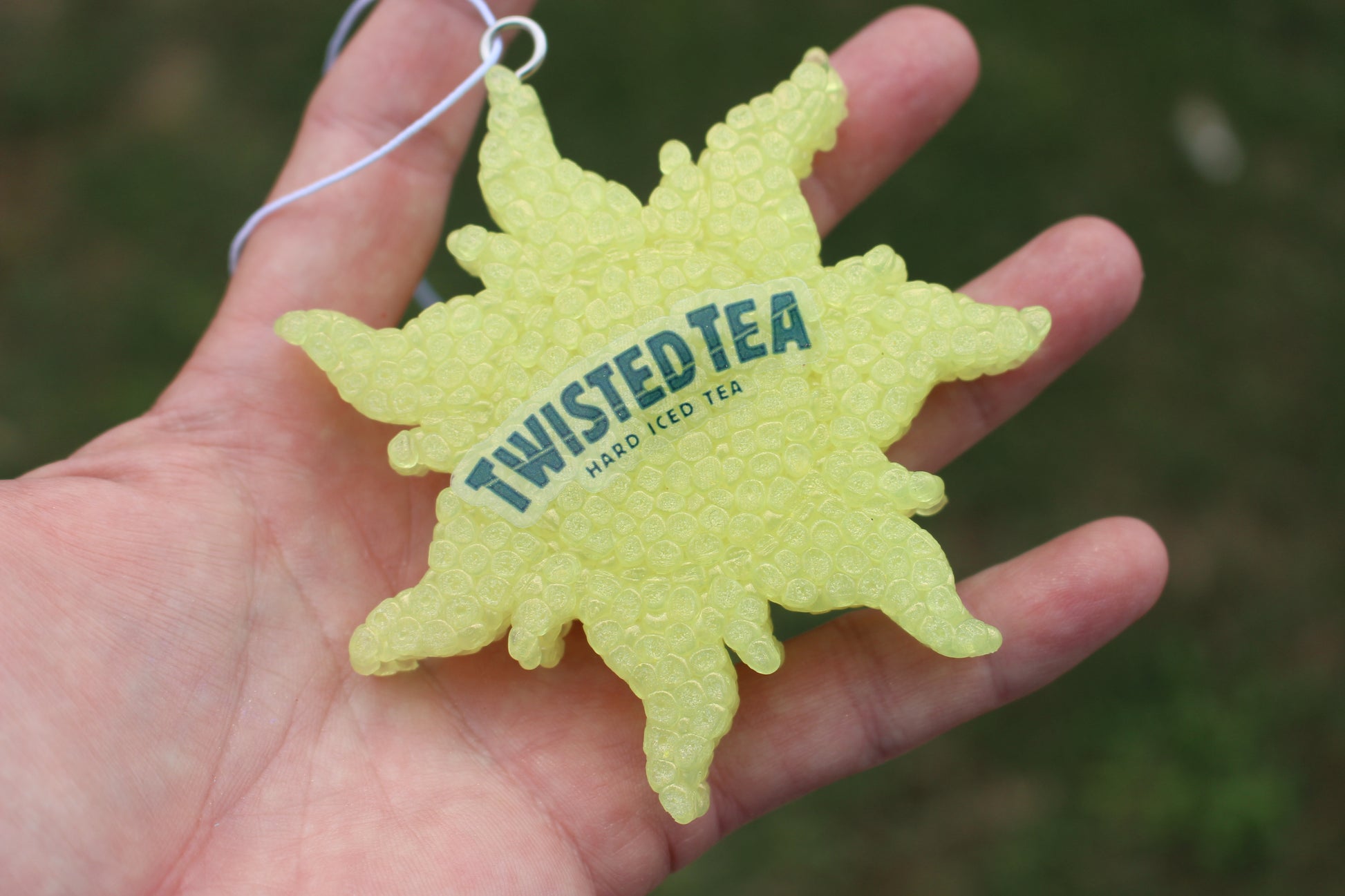 Twisted Tea car freshie, car freshener