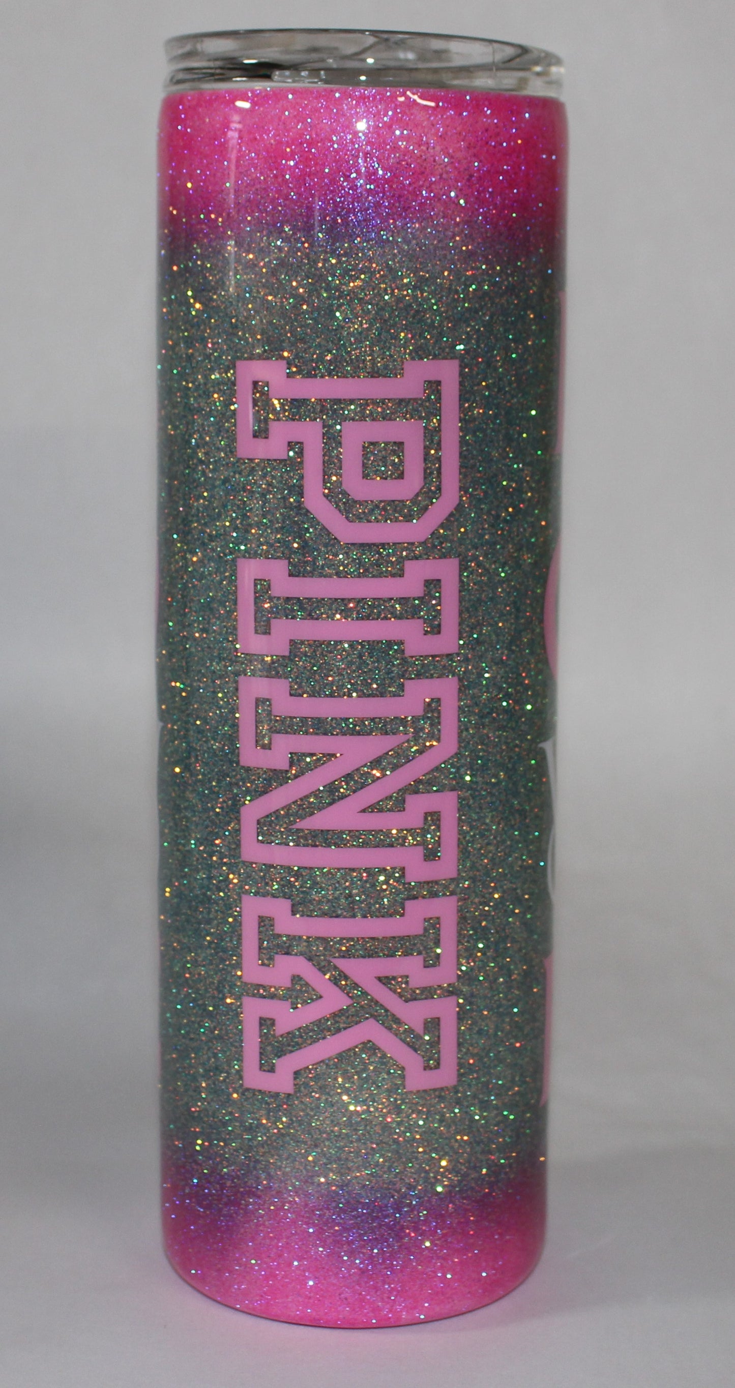 Love Pink Victoria's Secret inspired Custom Glitter Tumbler