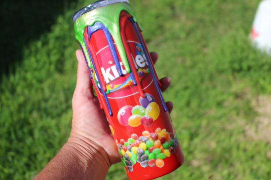 Custom Skittles 3D Candy Drip Tumblers, Skittles Candy Tumblers, Skittles Cup, Taste the Rainbow, Can be personalized