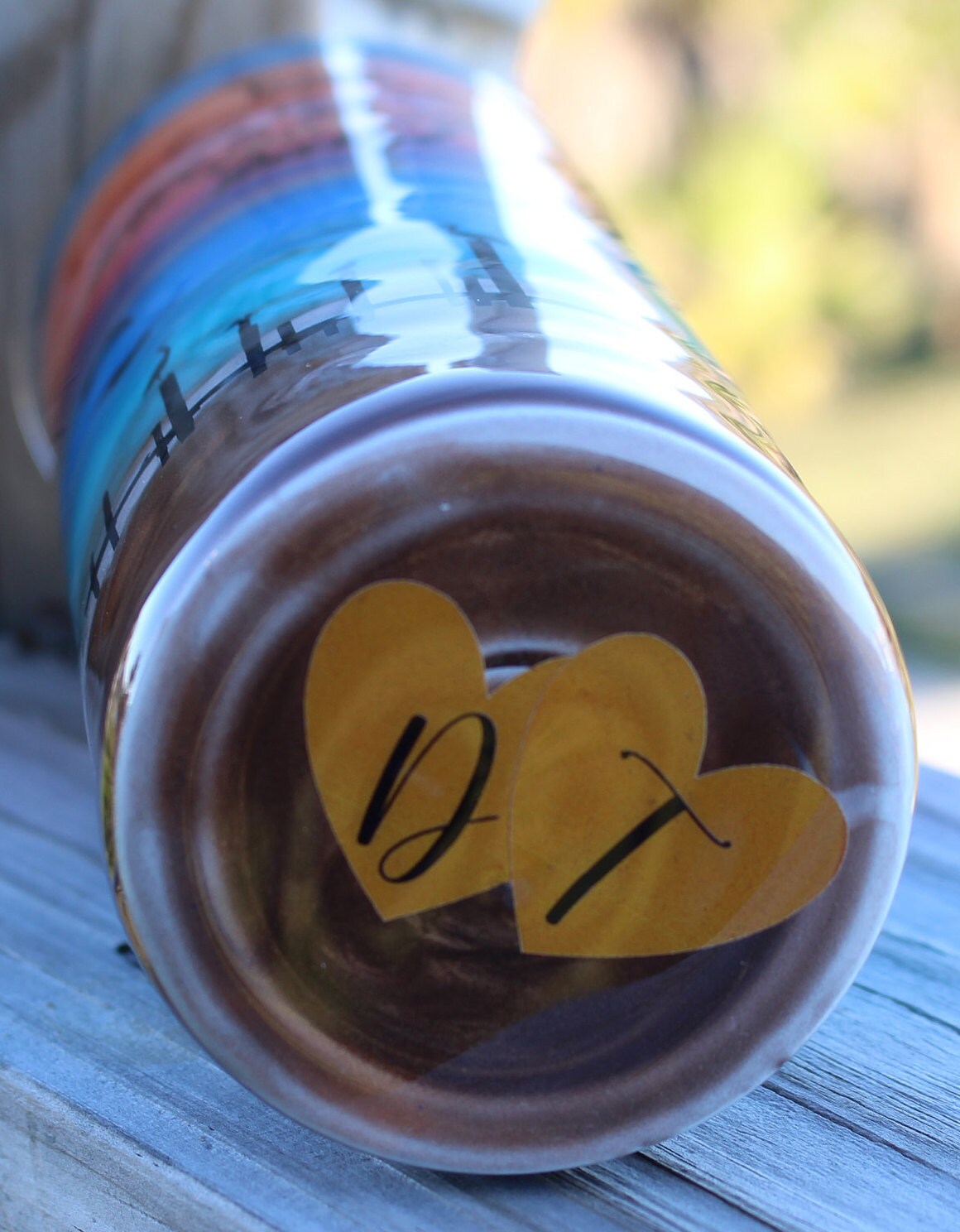 Romantic Sunset Beach Tumbler, Husband & Wife Beach, Palm Tree, Romantic Glitter, Anniversary Tumbler, Wife Tumbler, Palm Tree Tumbler