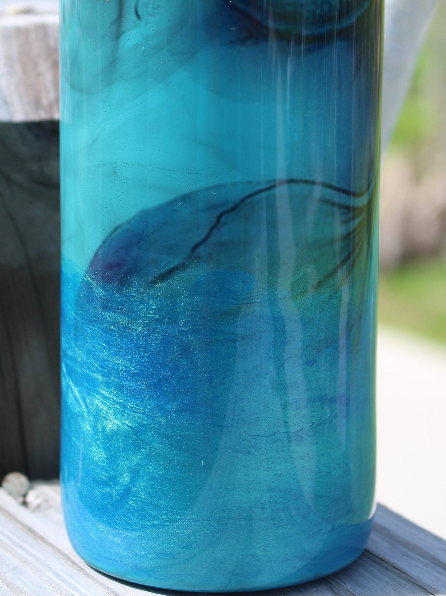 Blue Mermaid Tumbler, Custom Cup, Mermaid Tail Tumbler Cup, Personalized Gift, Smoke Effect, Done Adulting, Mermaid Tail, Custom Tumbler