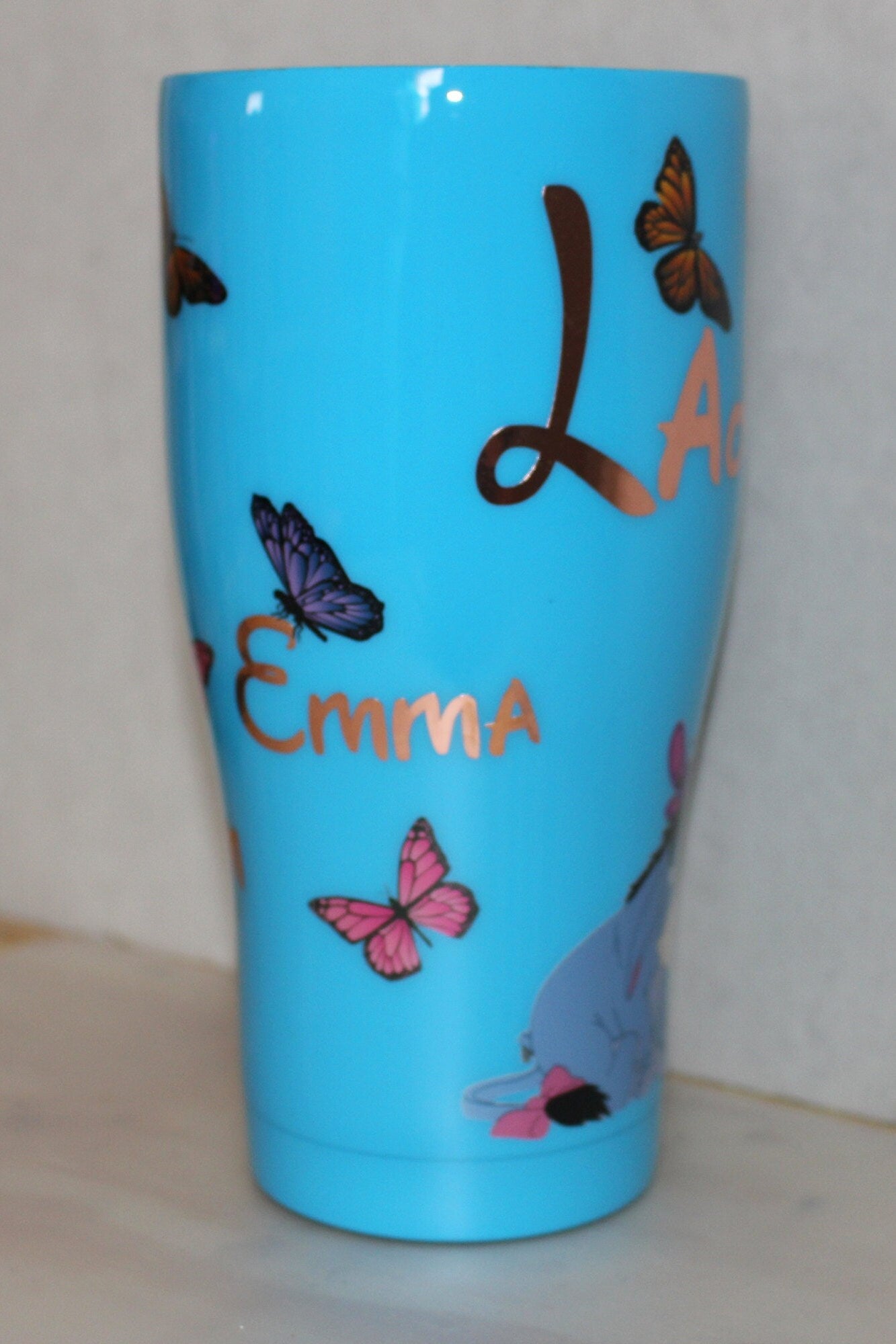 Custom Lala, nana or Mom Eeyore Tumbler