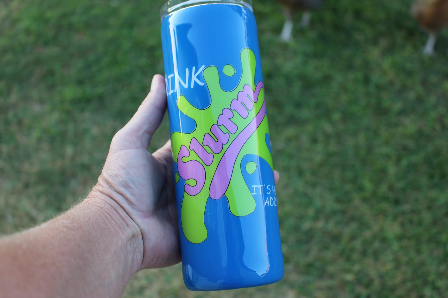 Slurm Cartoon Tumbler, Slurm Gift, Futurama Gift, Cartoon Gift, Personalized Gift, Custom Tumbler, Man Gift, Woman Gift, Futurama Cartoon