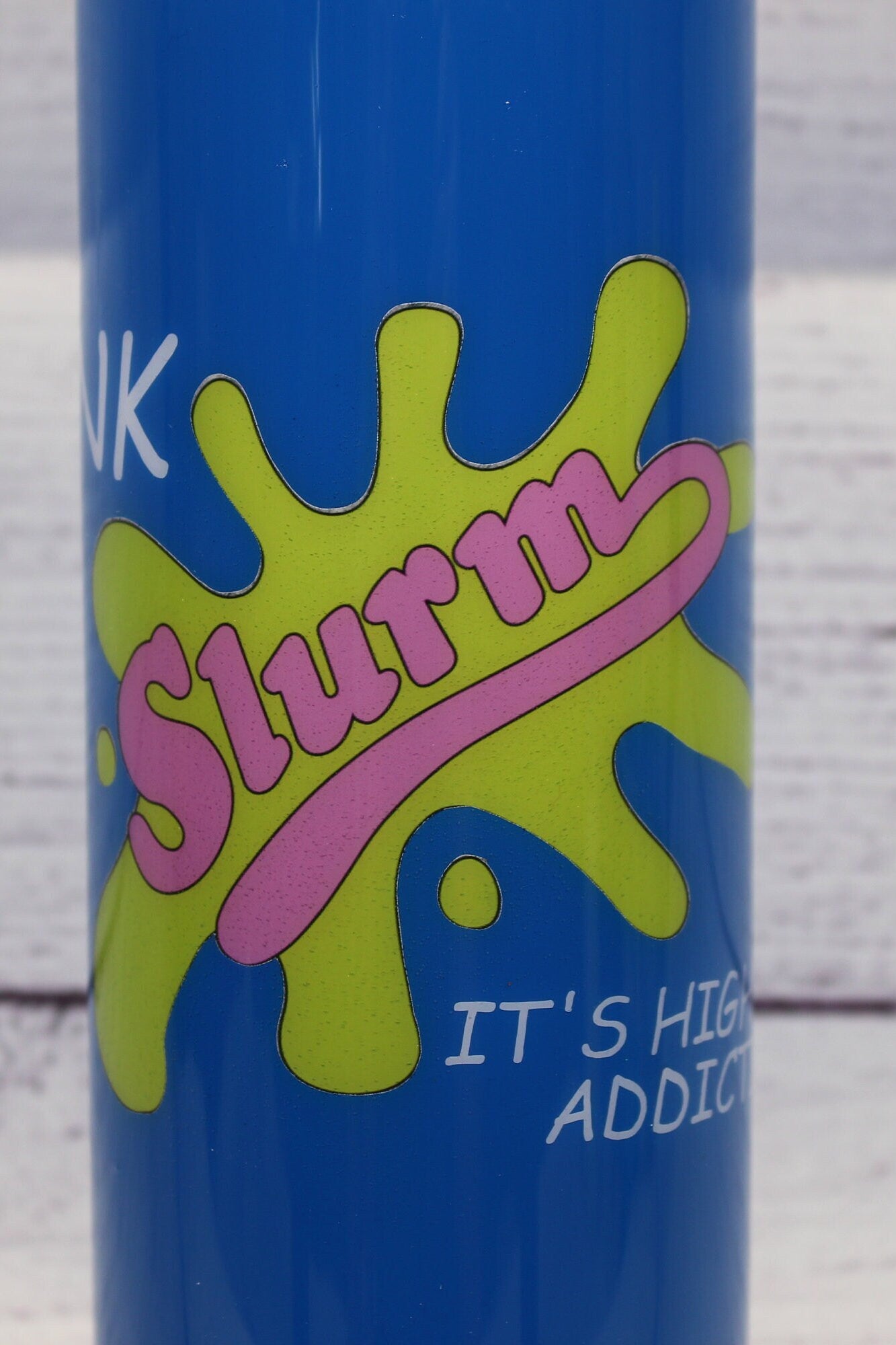 Slurm Cartoon Tumbler, Slurm Gift, Futurama Gift, Cartoon Gift, Personalized Gift, Custom Tumbler, Man Gift, Woman Gift, Futurama Cartoon